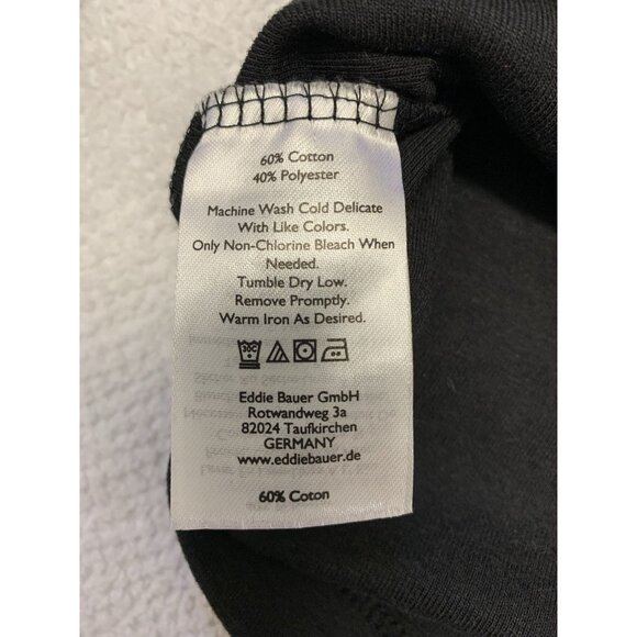 Eddie Bauer Women’s Black Turtleneck Long sleeve 60% Cotton - Picture 4 of 7